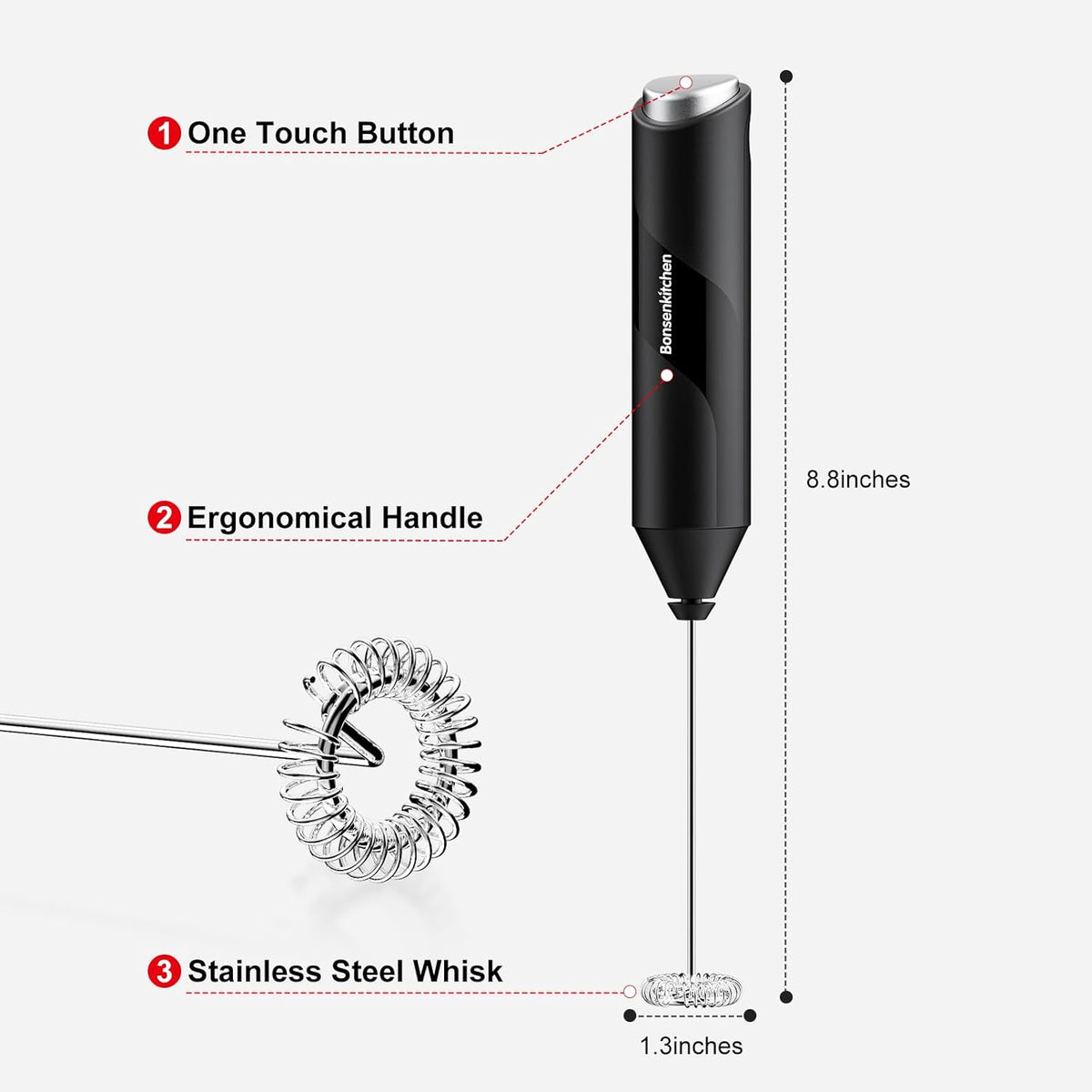 Premium Handheld Milk Frother