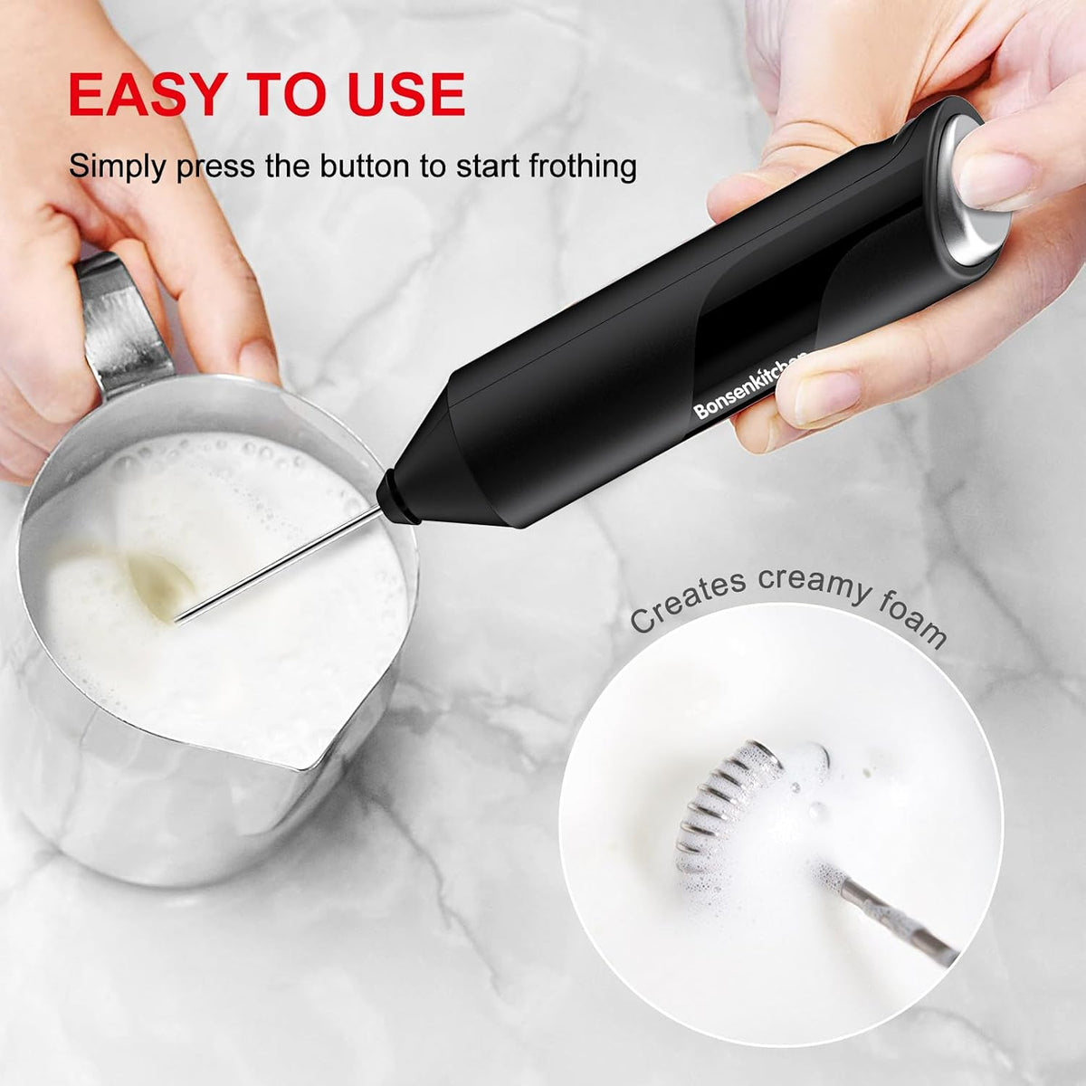 Premium Handheld Milk Frother